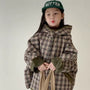 Charl Check Hooded Padded Coat